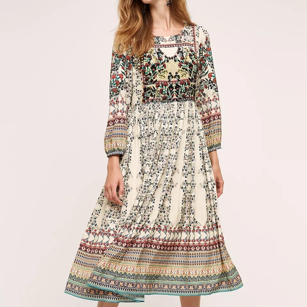 *Altered* Bhanuni Far Fields Midi Dress